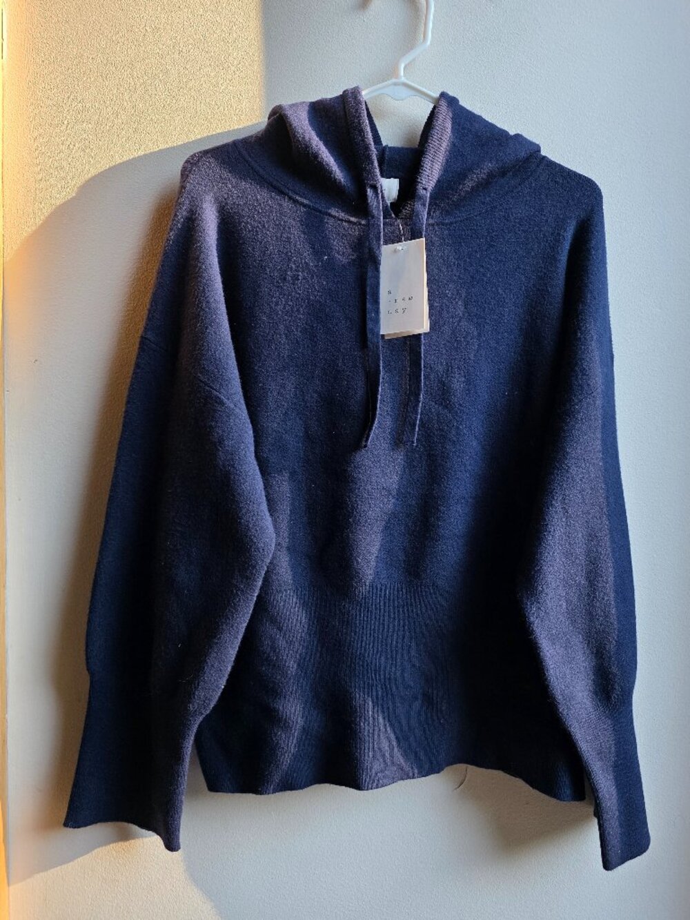 NWT A New Day Navy Super Soft Hoodie Sweater Size Large